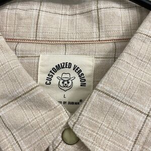 Plaid Button-Up Shirt